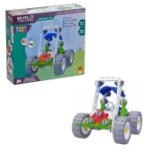 Build Technic Set, 82 Parça Tak-Sök Forklift Block Yapı Seti thumbnail 5