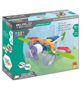 Build Technic Set, 71 Parça Tak-Sök Uçak Block Yapı Seti thumbnail 3