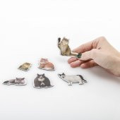 Mustard Cat Magnet thumbnail 5