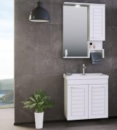 Orka Perge 65 cm Banyo Dolabı Takımı thumbnail 1