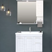 Orka Perge 100 cm Banyo Dolabı Takımı thumbnail 1