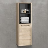 Denko Latte 35 cm MDF Sonoma Banyo Boy Dolabı thumbnail 1