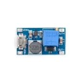 MT3608 Micro USB DC-DC Voltaj Yükseltici Modül - USB Soketli - 2A thumbnail 3