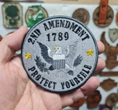 2nd Amendment Askeri Patch Yama Havacı Peç- PEÇ thumbnail 2