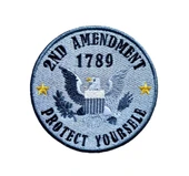 2nd Amendment Askeri Patch Yama Havacı Peç- PEÇ thumbnail 1