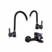 İnventa Siyah Delta 3lü Batarya Seti thumbnail 1