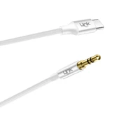 LinkTech A586 Type-C - 3.5mm AUX Kablo 1mt Beyaz thumbnail 4