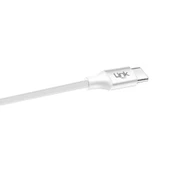 LinkTech A586 Type-C - 3.5mm AUX Kablo 1mt Beyaz thumbnail 2