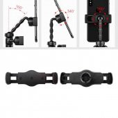 Zore Dual Small Light Işıklı Telefon Tutucu 9cm Ring Light thumbnail 4