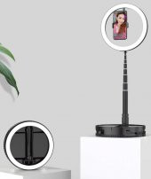 Zore 26 Cm Foldable Işıklı Telefon Tutucu Ring Light thumbnail 3