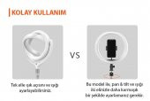 Zore F-539A Işıklı Telefon Tutucu Ring Light thumbnail 6