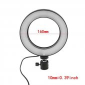 Zore M-16 Işıklı Telefon Tutucu Ring Light thumbnail 3
