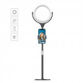 Zore F-537 30 Cm Işıklı Telefon Tutucu Ring Light thumbnail 8