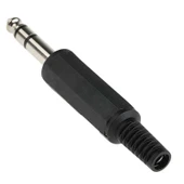 PLASTİK 6.3 MM STEREO GİTAR JACK thumbnail 2