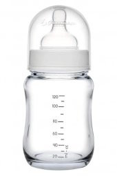 Ölçekli Cam Bebek Biberonu 120 Ml thumbnail 1