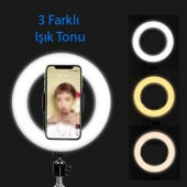 Zore M20 Işıklı Telefon Tutucu Ring Light thumbnail 4