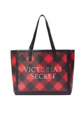Red Buffalo Check Holiday Tote Çanta thumbnail 1