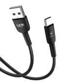 LinkTech K602 Safe USB - Type-C 3A Data ve Şarj Kablosu 1mt thumbnail 6