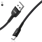 LinkTech K602 Safe USB - Type-C 3A Data ve Şarj Kablosu 1mt thumbnail 1