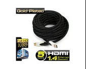 Dark 4K HDMI Altın Uçlu Kablo v1.4 (5m) thumbnail 1