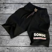 Efsane Sonic Desenli Kırmızı Renk Şortlu Takım thumbnail 3
