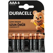 Duracell Basic İnce AAA Kalem Pil 6'lı thumbnail 1