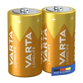 Varta Longlife Power Alkalin Orta C Boy Pil 2'li thumbnail 2