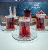 Paşabahçe Çay Seti 950054 6Lı Elysia 170cc thumbnail 1