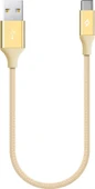 Ttec AlumiCable Type-C Kablo Altın 30cm - 2DK26A thumbnail 1