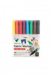 Lineplus Fabric Marker 8 RENKLİ TEKSTİL KALEMİ thumbnail 1