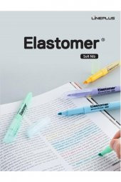 Lineplus Elastomer Fosforlu Kalem Pastel Renkler Pembe thumbnail 2