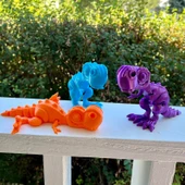 Minikbahcem Flexi Hareketli Oyuncak T-Rex Dinosaur thumbnail 3