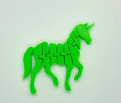 Minikbahcem Flexi Hareketli Oyuncak Unicorn thumbnail 2