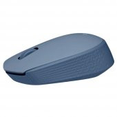 Logitech M171 Kablosuz Optik Mouse - Mavi-Gri thumbnail 2