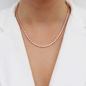 Gümüş Rose Pullu Arpa Zincir SL3757 thumbnail 6