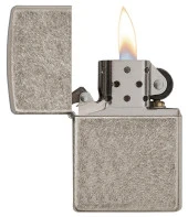 Zippo Armor Case Antique Silver Çakmak thumbnail 3