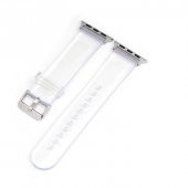 ​​​Apple Watch 40mm KRD-13 Şeffaf Silikon Kordon thumbnail 3