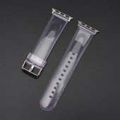 ​​​Apple Watch 40mm KRD-13 Şeffaf Silikon Kordon thumbnail 4