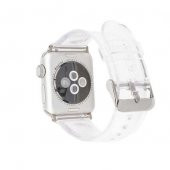 ​​​Apple Watch 40mm KRD-13 Şeffaf Silikon Kordon thumbnail 5