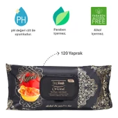Deep Fresh Oriental Islak Mendil Amber 120 Yaprak thumbnail 2