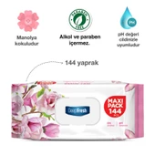 Deep Fresh Maxi Pack Islak Mendil Manolya 144 Yaprak thumbnail 6