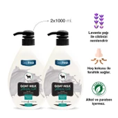 Deep Fresh Keçi Sütü Duş Jeli 1 lt x 2 Adet thumbnail 2