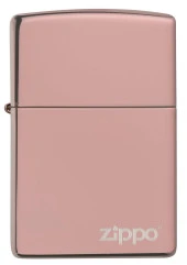 Zippo Rose Gold Classic Logo Çakmak thumbnail 2