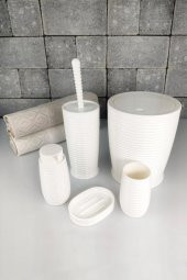 Digithome 5 Parça Banyo Seti Beyaz 486 - OKY-1070 thumbnail 1