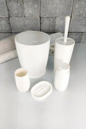 Digithome 5 Parça Banyo Seti Beyaz 486 - OKY-1070 thumbnail 2