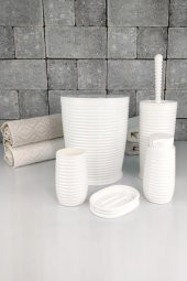 Digithome 5 Parça Banyo Seti Beyaz 486 - OKY-1070 thumbnail 4