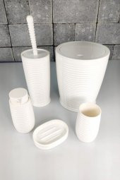 Digithome 5 Parça Banyo Seti Beyaz 486 - OKY-1070 thumbnail 5