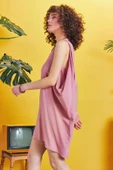 Bohem Stil Kısa Salaş Tunik Elbise thumbnail 4