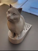 Sevimli Kedi Kapı Stoplayıcı Kapı Tutucu Kapı Altı Takozu Kapı Durdurucu thumbnail 4