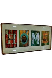 Dekoratif 3D Metal Plaka Home 30cm thumbnail 6